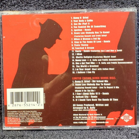 VINTAGE R. KELLY...THE R. IN R&B COLLECTION VOLUME 1...TWO CD SET...2003 - Picture 2 of 2